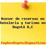 Asesor de reservas en hoteleria y turismo en Bogotá D.C
