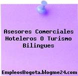 Asesores Comerciales Hoteleros O Turismo Bilingues