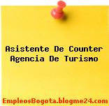 Asistente De Counter Agencia De Turismo