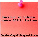Auxiliar de Talento Humano &8211; Turismo