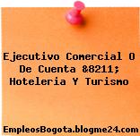 Ejecutivo Comercial O De Cuenta &8211; Hoteleria Y Turismo