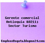 Gerente comercial Antioquia &8211; Sector Turismo