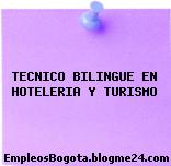 TECNICO BILINGUE EN HOTELERIA Y TURISMO