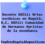 Docente &8211; Artes escénicas en Bogotá, D.C. &8211; Comunidad de Hermanos Maristas de la enseñanza