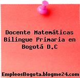 Docente Matemáticas Bilingue Primaria en Bogotá D.C