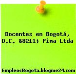 Docentes en Bogotá, D.C. &8211; Pima Ltda