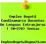 Empleo Bogotá Cundinamarca Docentes De Lenguas Extranjeras | (N-278) Ventas