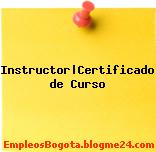 Instructor|Certificado de Curso
