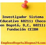 Investigador Sistema Educativo &8211; Choco en Bogotá, D.C. &8211; Fundación CEIBA