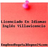 Licenciado En Idiomas Inglés Villavicencio