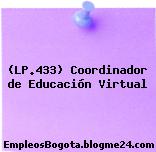 (LP.433) Coordinador de Educación Virtual