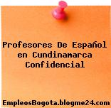Profesores De Español en Cundinamarca Confidencial