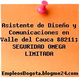 Asistente de Diseño y Comunicaciones en Valle del Cauca &8211; SEGURIDAD OMEGA LIMITADA