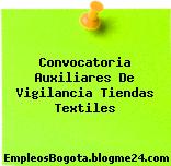 Convocatoria Auxiliares De Vigilancia Tiendas Textiles