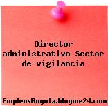 Director administrativo Sector de vigilancia
