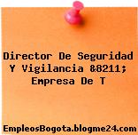 Director De Seguridad Y Vigilancia &8211; Empresa De T