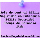 Jefe de control &8211; Seguridad en Antioquia &8211; Seguridad Atempi de Colombia ltda