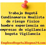 Trabajo Bogotá Cundinamarca Analista de riesgo fisico hombre experiencia en empresas de vigilancia bogota Vigilancia