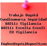 Trabajo Bogotá Cundinamarca Seguridad &8211; Vigilancia &8211; Escolta Escolt EU Vigilancia
