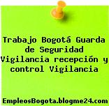 Trabajo Bogotá Guarda de Seguridad Vigilancia recepción y control Vigilancia