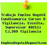 Trabajo Empleo Bogotá Cundinamarca Cursos D Vigilancia, Escolta, Supervisor &8211; CJ.269 Vigilancia
