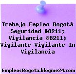 Trabajo Empleo Bogotá Seguridad &8211; Vigilancia &8211; Vigilante Vigilante In Vigilancia